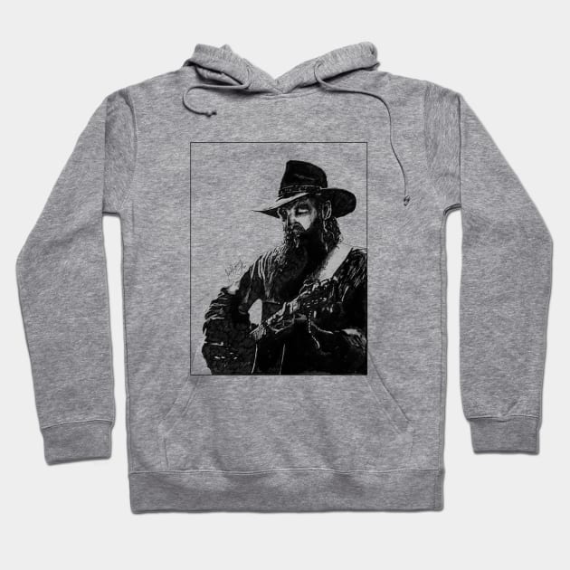 Blaze Foley Hoodie by Jack Browning